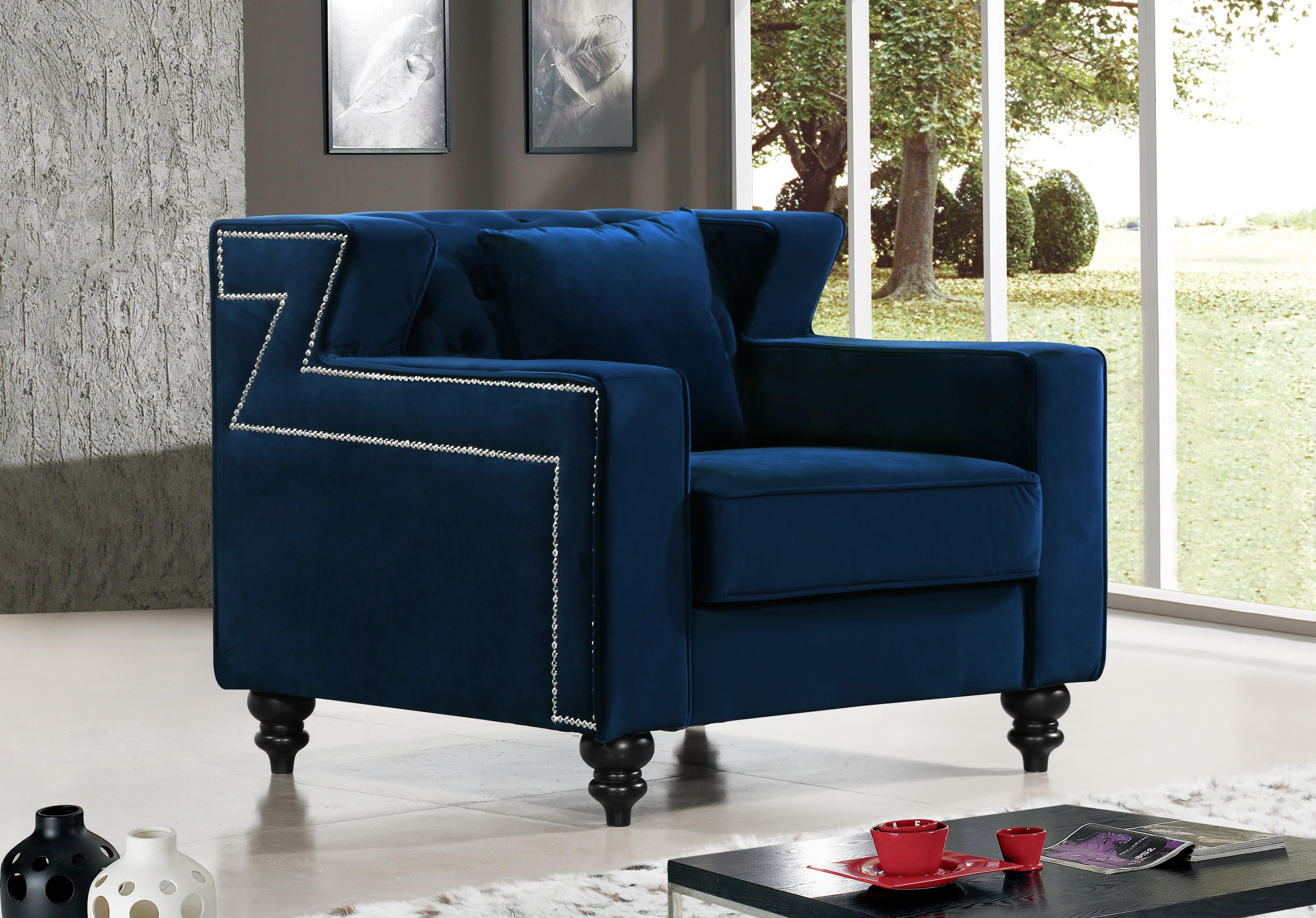 

    
616Navy-Set-3 Meridian Furniture Sofa Loveseat and Chair Set
