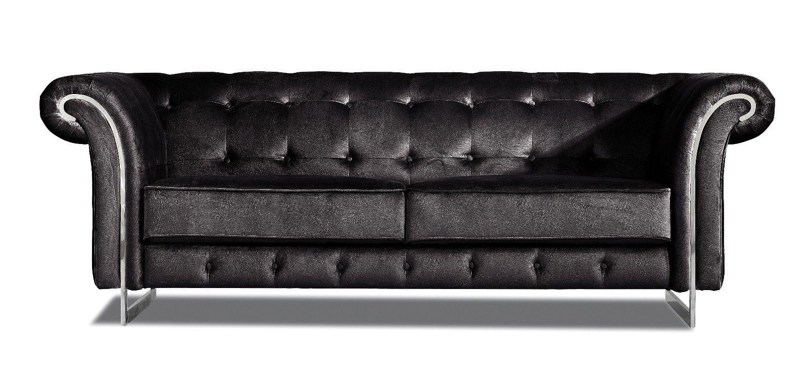 

    
Meridian 626 Porta Living Room Sofa in Black
