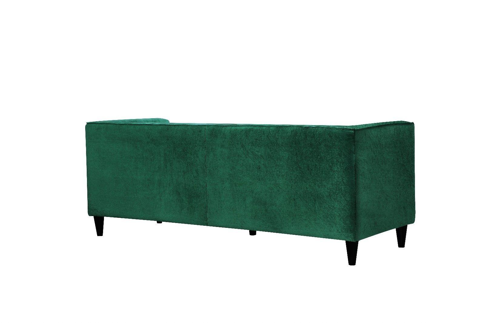 

        
00635963990749Green Velvet Sofa Loveseat & Chair Set 3Pcs Modern Meridian Furniture 642 Taylor

