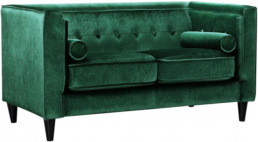 

    
Meridian Furniture 642 Taylor Sofa Loveseat and Chair Set Green 642Green-Set-3

