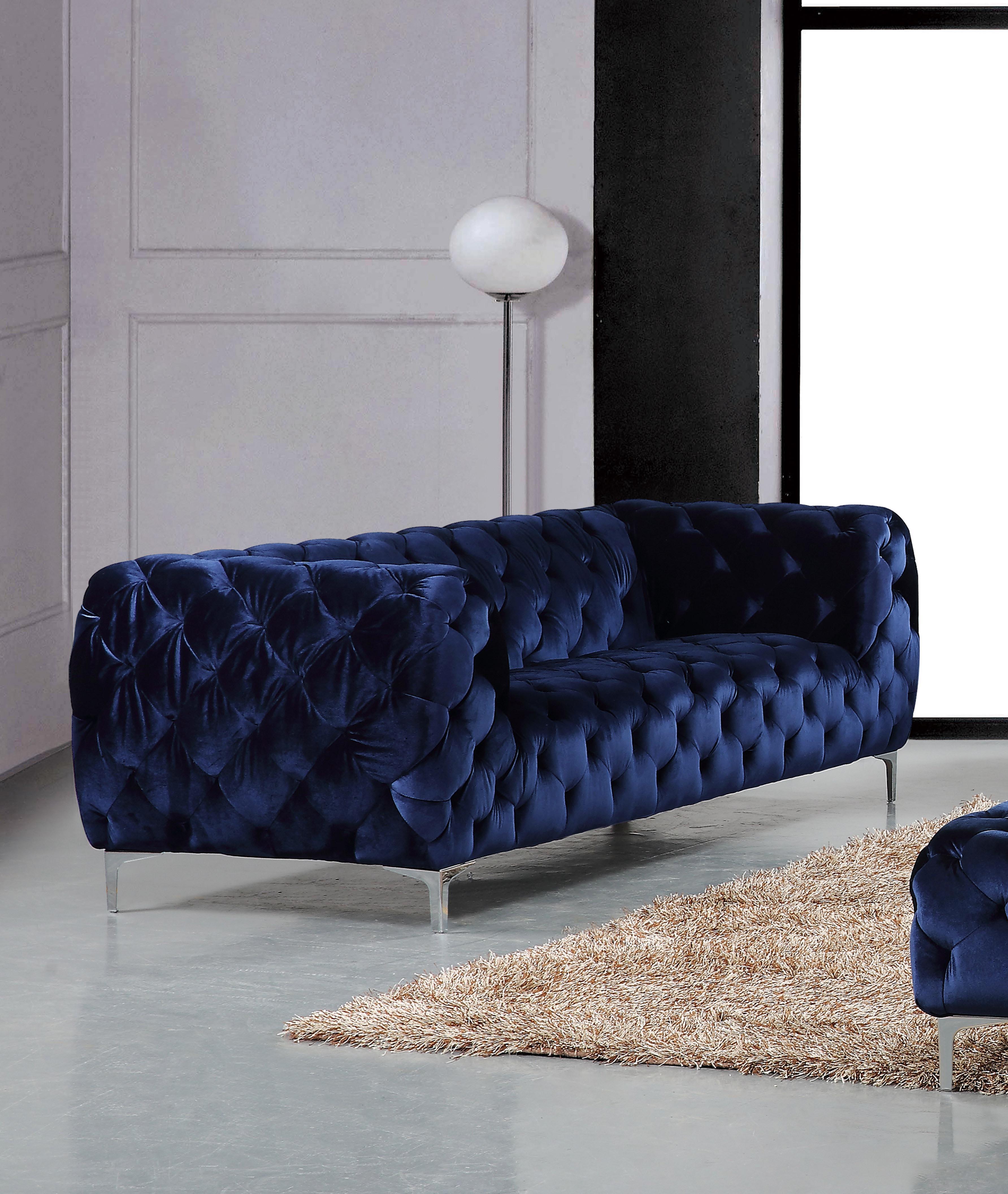 

        
Meridian Furniture Mercer 646Navy-S Sofa Navy Velvet 635963991050
