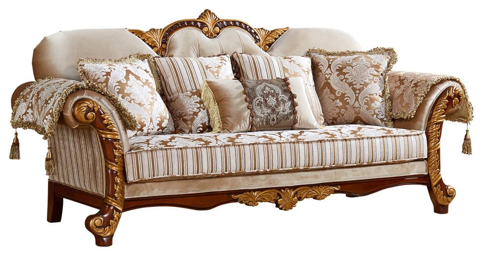 

    
651-Camelia-Cream-Set-2 Meridian Furniture Sofa Loveseat
