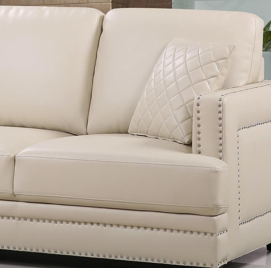 

    
655BE-Sofa Set-3 Sofa Loveseat & Chair 3Pc in Beige Bonded Leather Meridian Furniture 655 Ferrara
