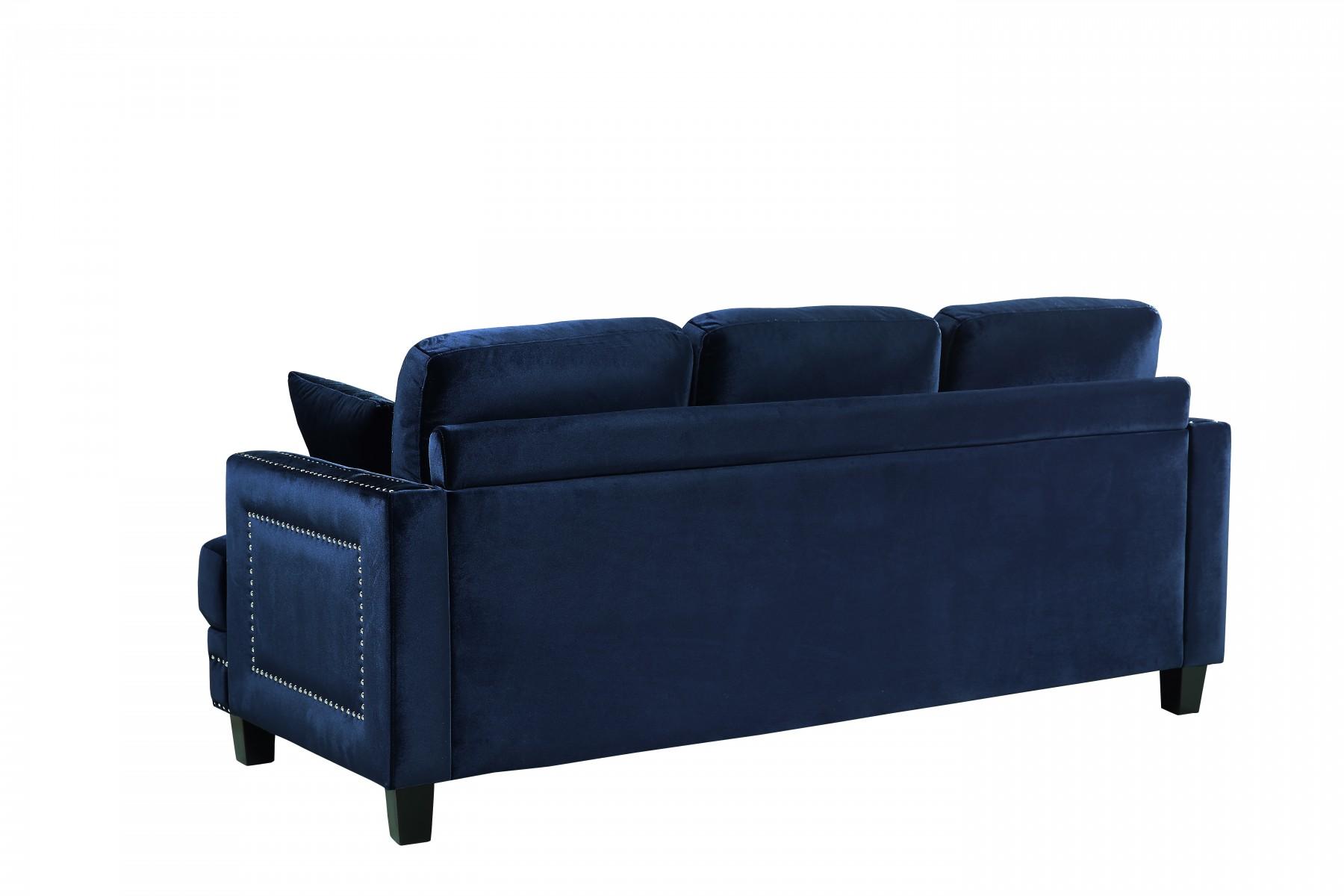 

    
655Navy-Set-3 Meridian 655 Ferrara Sofa Loveseat & Chair Set 3Pcs in Navy Velvet Contemporary
