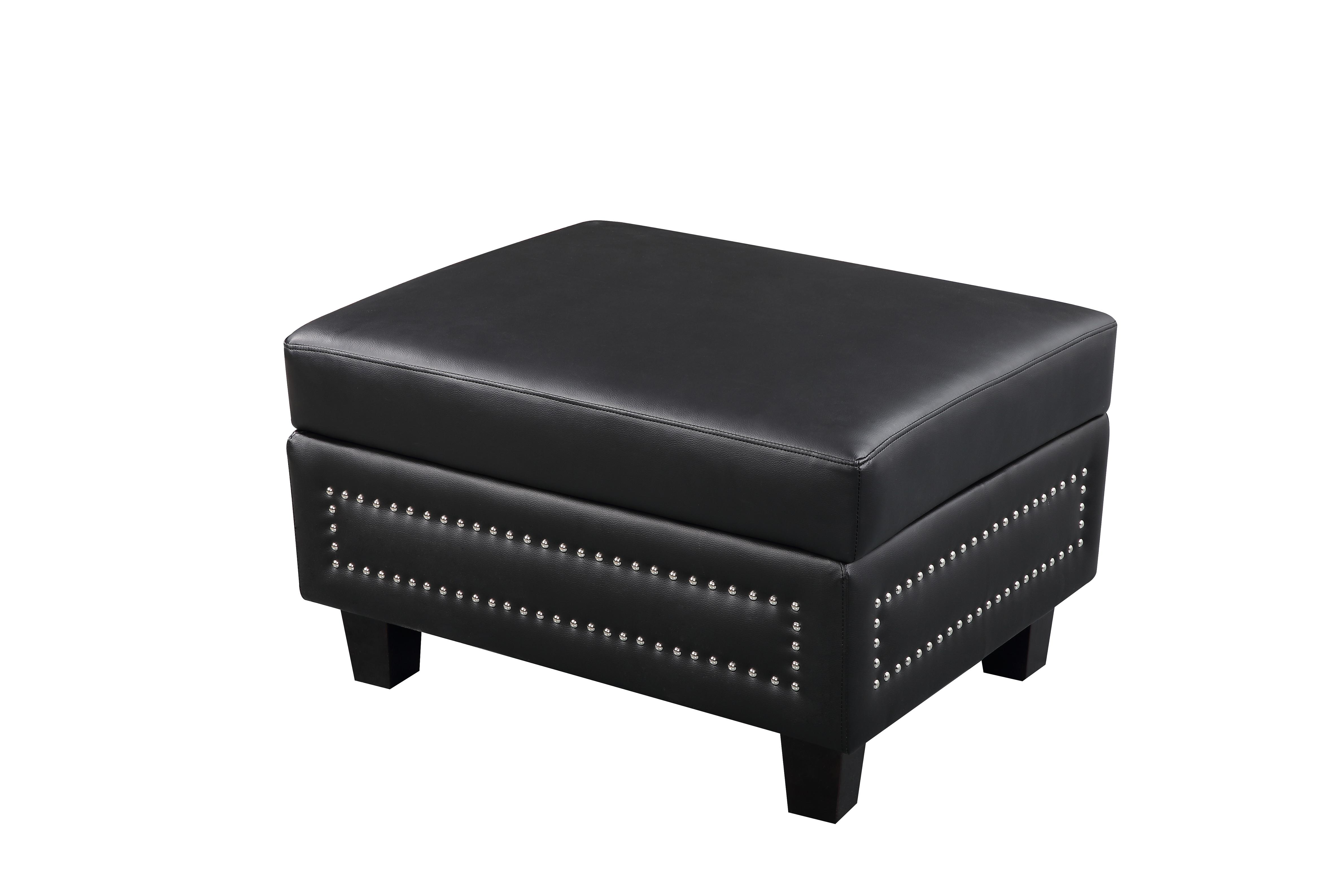 

    
Meridian Furniture 655 Ferrara Ottoman in Black Bonded Leather Contemporary
