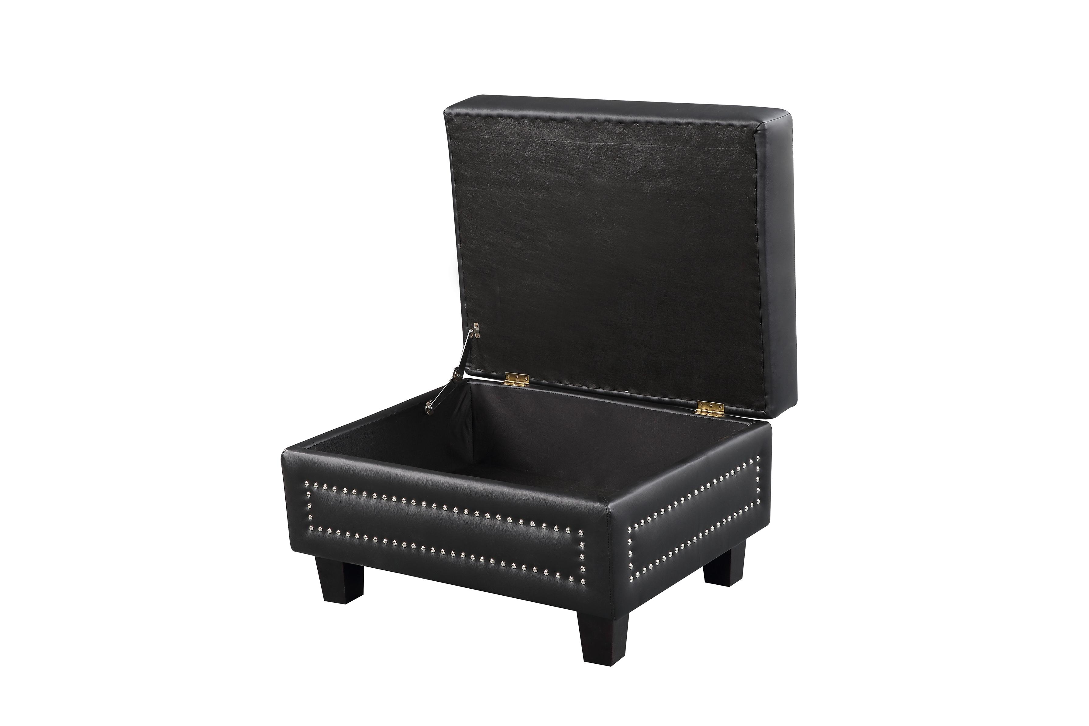 

    
Meridian Furniture 655 Ferrara Ottoman in Black Bonded Leather Contemporary
