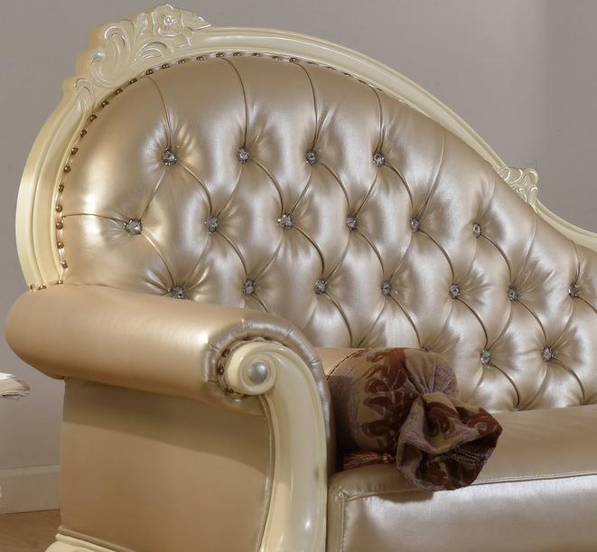 

    
Meridian Furniture 674 Madrid Chaise Pearl White 674-CH -Chaise
