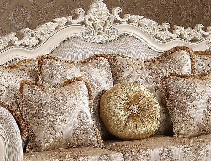 

                    
Meridian Furniture 691 Serena Sofa Loveseat Pearl White Fabric Purchase 
