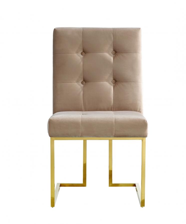 

                    
Meridian Furniture Capri 716-T-716BE-C-Set-5 Dining Table Set Gold/Beige Velvet Purchase 
