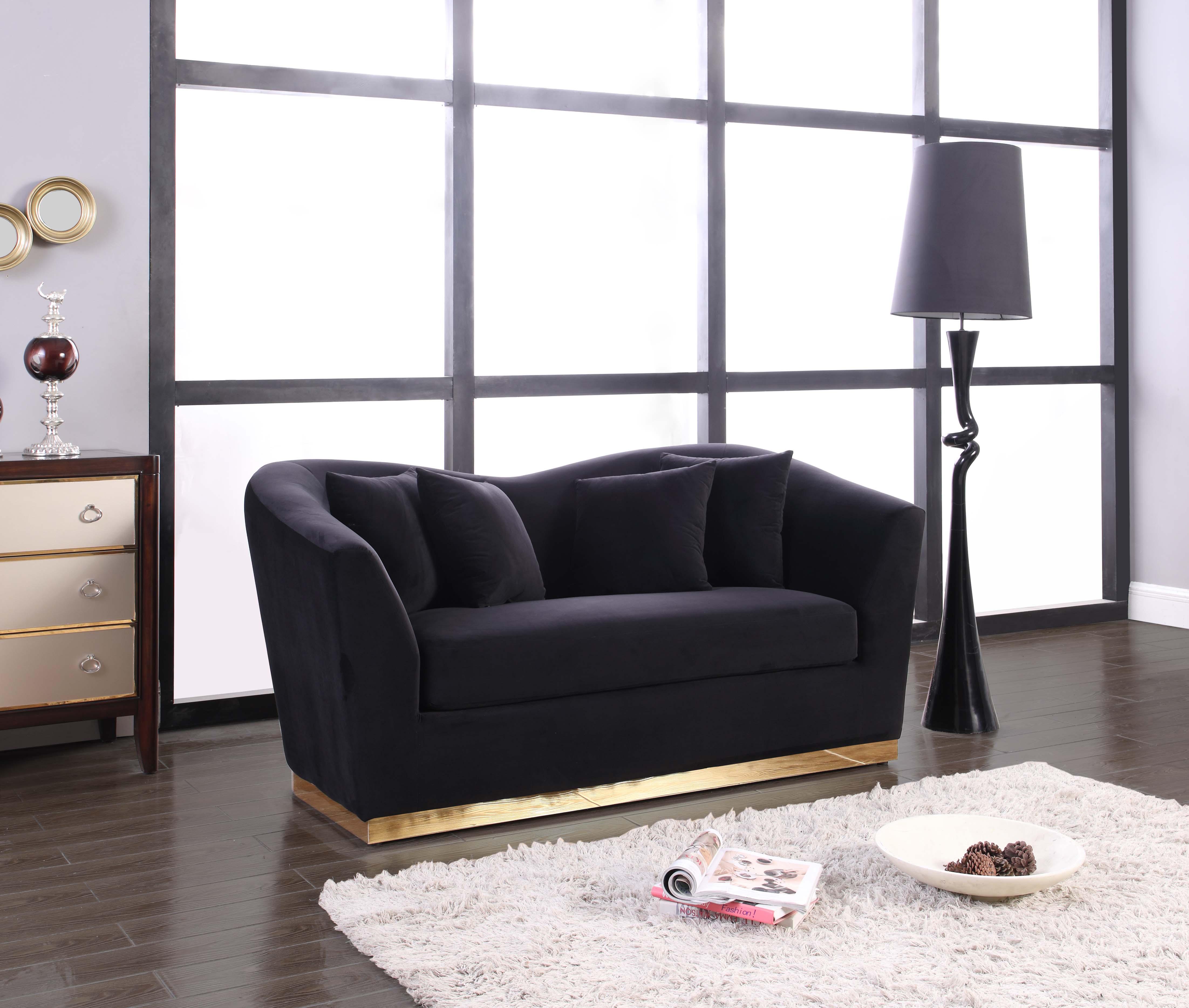 

    
Meridian Furniture Arabella 617Black-S-Set-2 Sofa Set Black 617Black-S-Set-2
