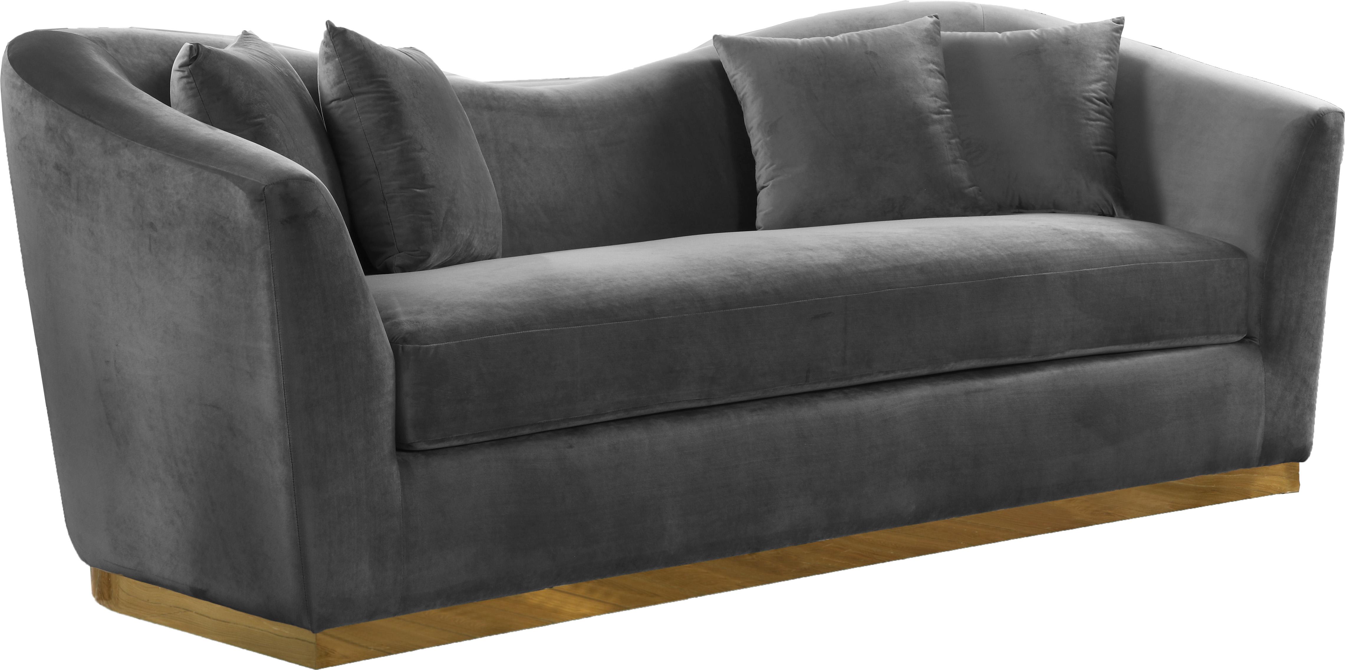 

        
Meridian Furniture Arabella 617Grey-S-Set-2 Sofa Set Gray Soft Velvet 00647899950162
