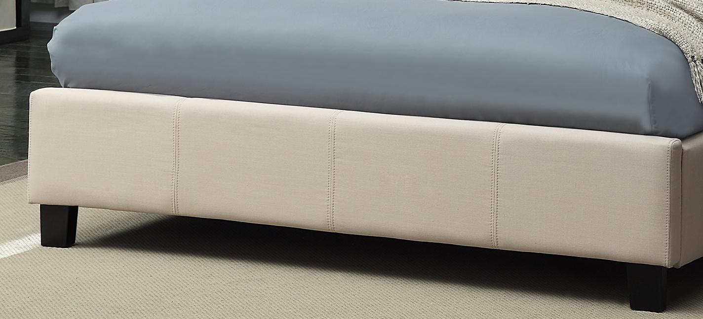 

    
AshtonBeige-Q Meridian Furniture Platform Bed
