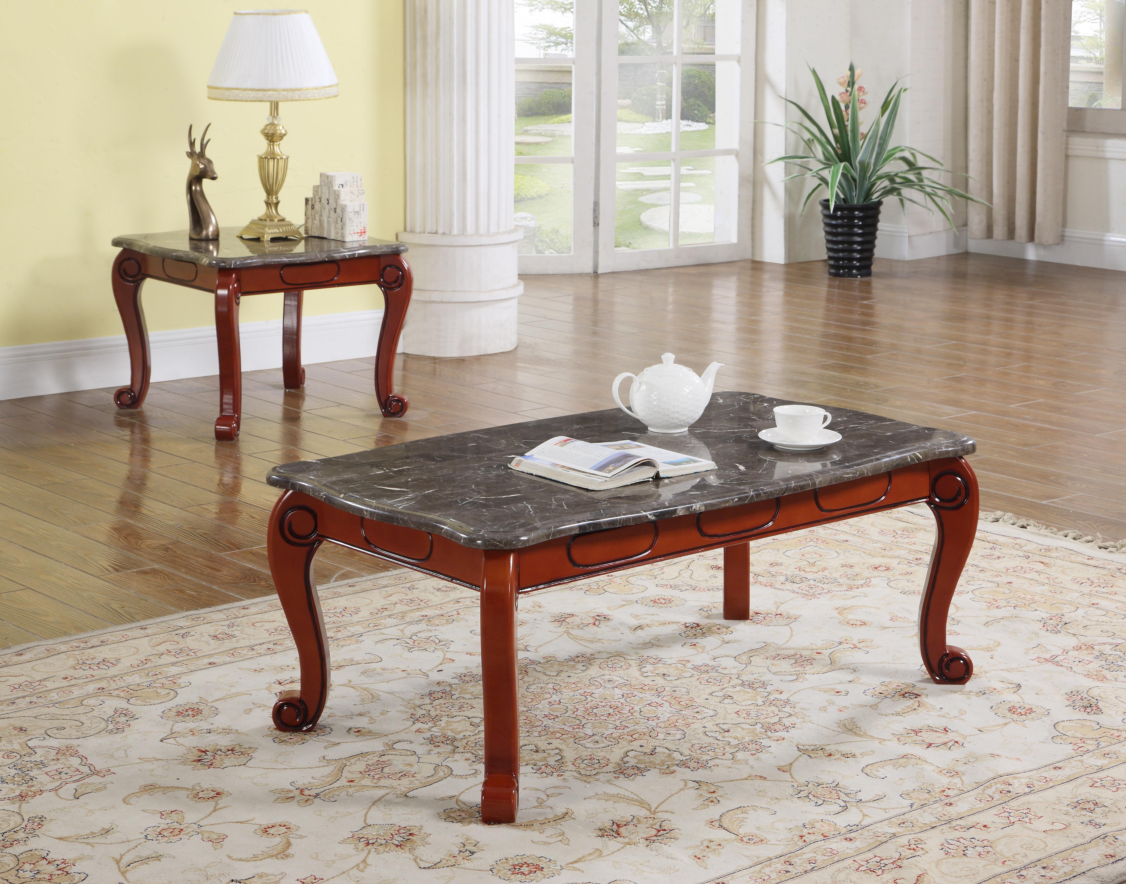 

    
Meridian Bella Coffee Table Set 3pcs in Grey Hand Crafted Traditional Style
