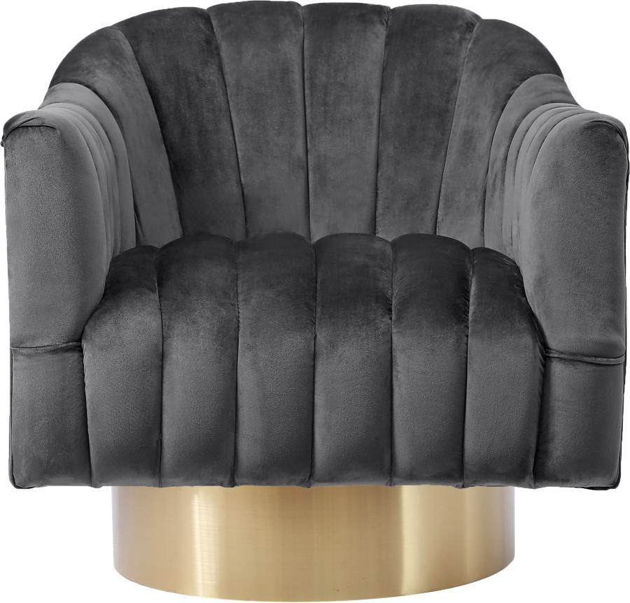 

        
Meridian Furniture Farrah 520Grey Accent Chair Gray Velvet 647899948824
