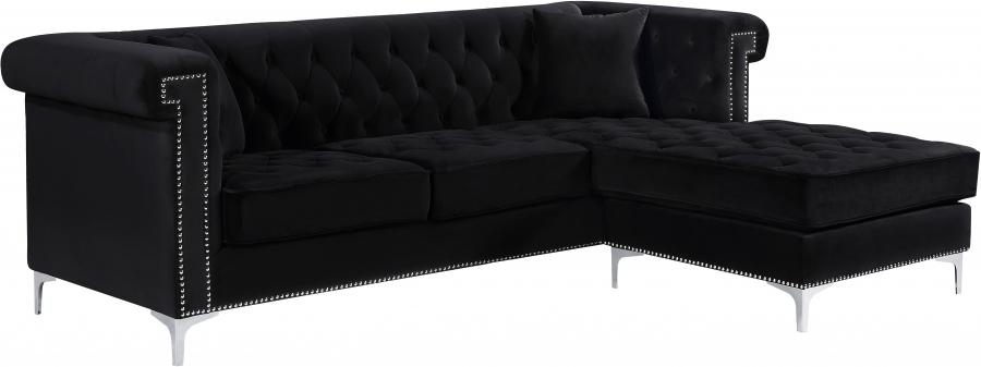 

    
Meridian Furniture Damian Sectional Sofa Black 608Black-Sectional
