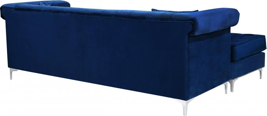 

    
608Navy-Sectional Meridian Furniture Sectional Sofa
