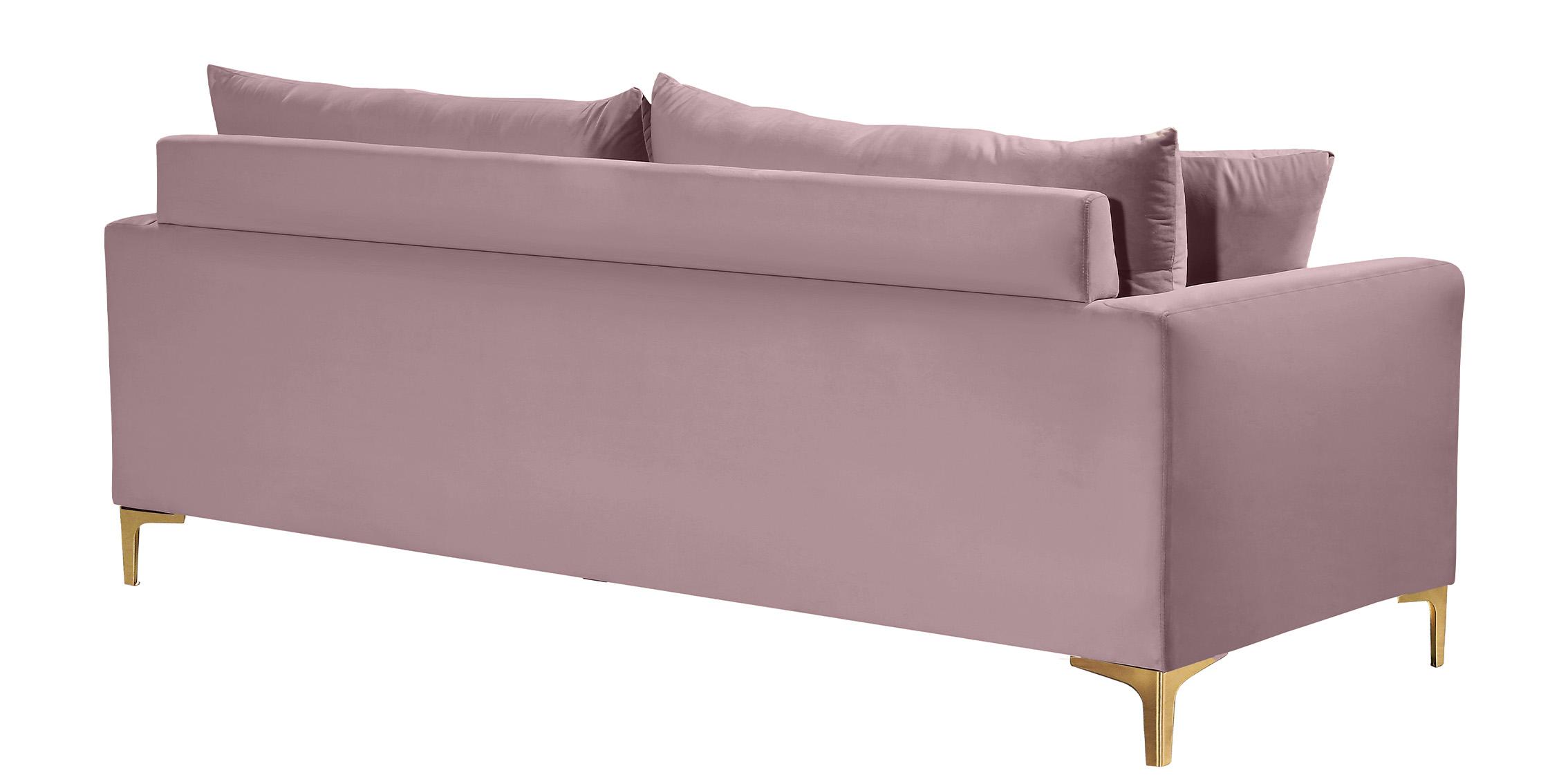 

    
Glam Pink Velvet Sofa 633Pink-S Naomi Meridian Modern Contemporary
