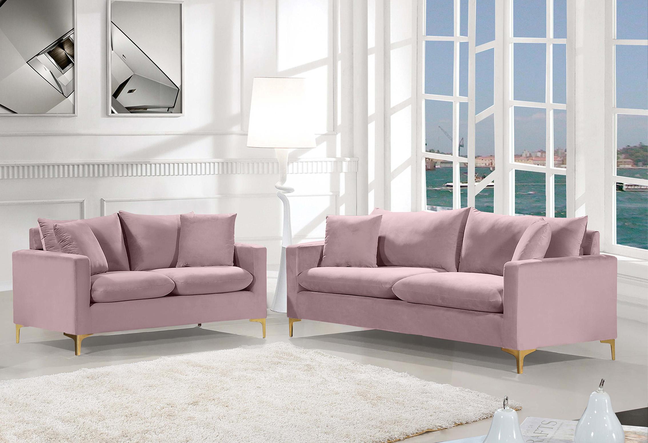

    
633Pink-S Meridian Furniture Sofa
