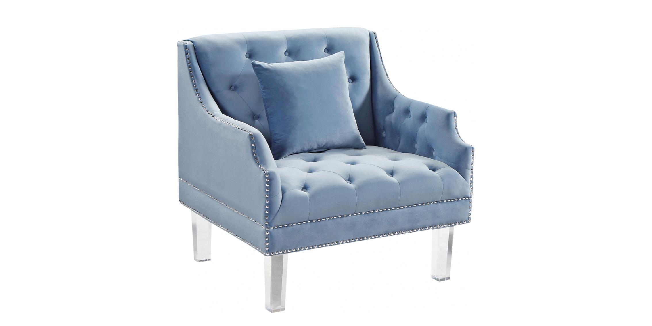 

        
00647899951336Sky Blue Velvet Button Tufting Sofa Set 3P Roxy 635SkyBlu Meridian Contemporary
