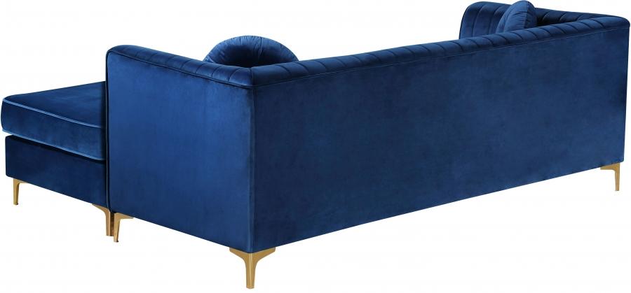 

    
660Navy-Sectional Meridian Furniture Sectional Sofa

