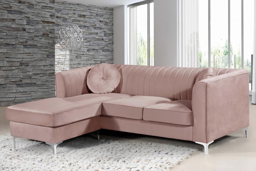 

    
Meridian Furniture 660 Eliana Sectional Sofa Pink 660Pink-Sectional
