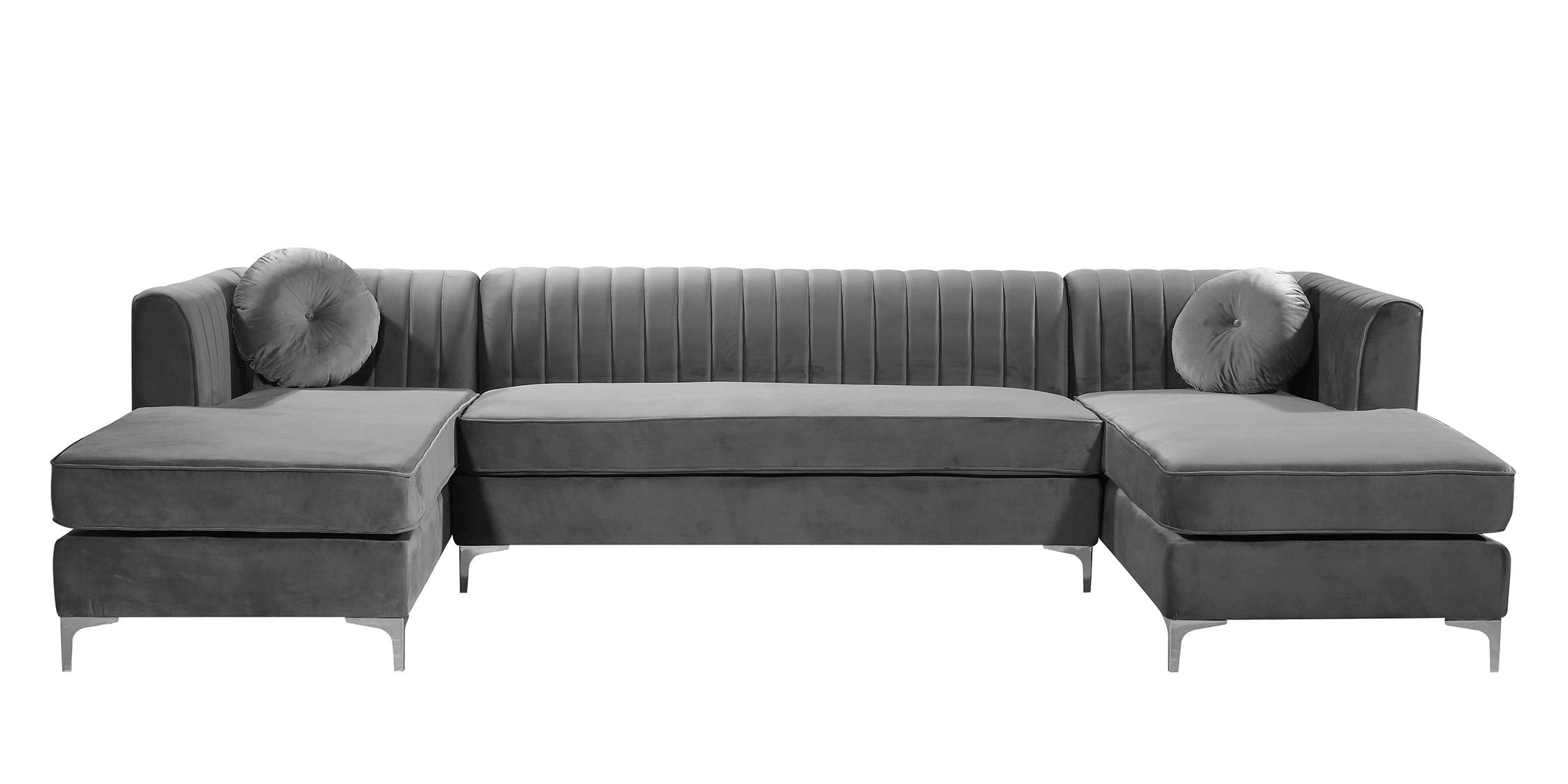 

    
661Grey-Sectional Meridian Furniture Sectional Sofa

