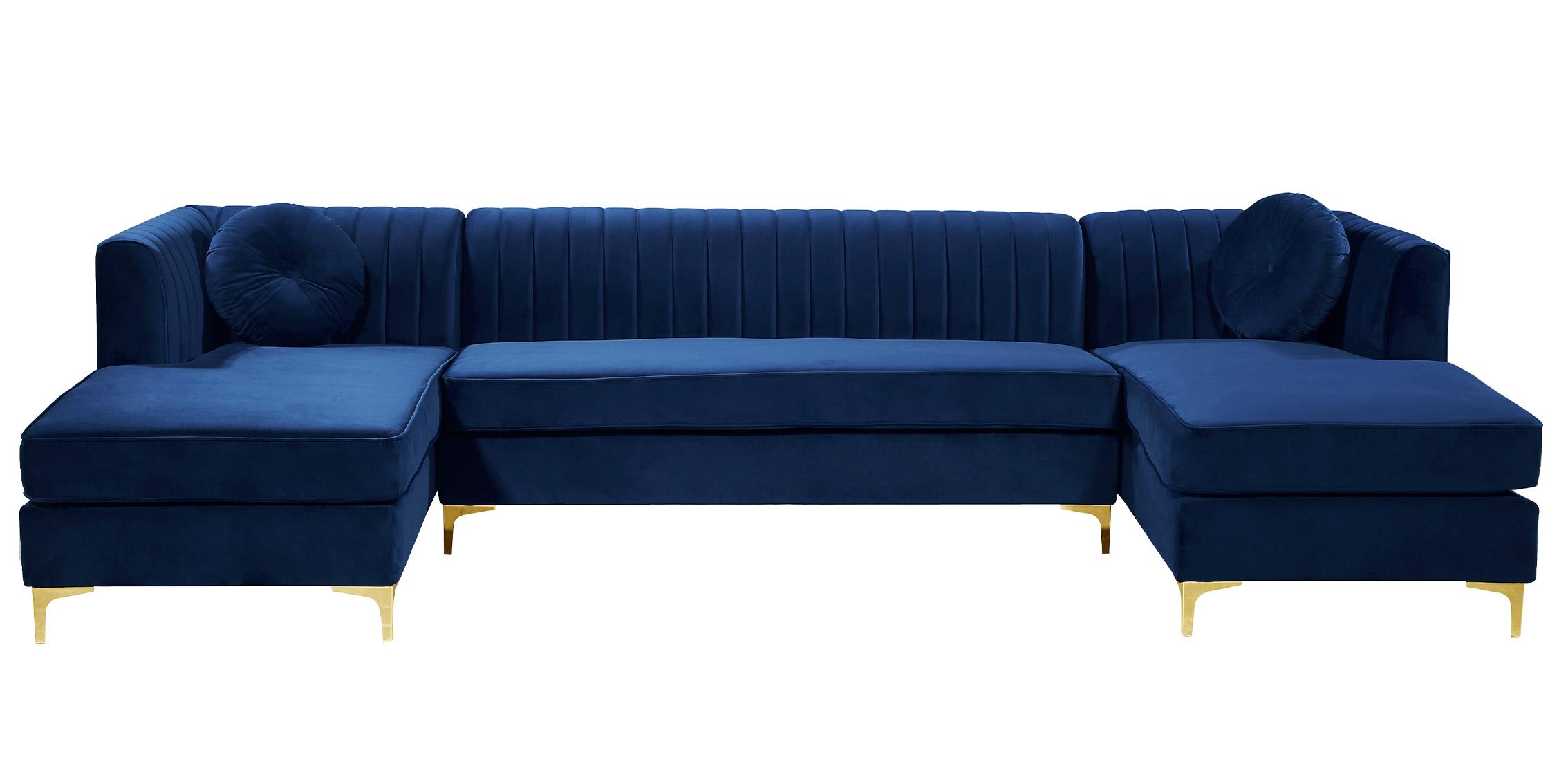 

    
661Navy-Sectional Meridian Furniture Sectional Sofa
