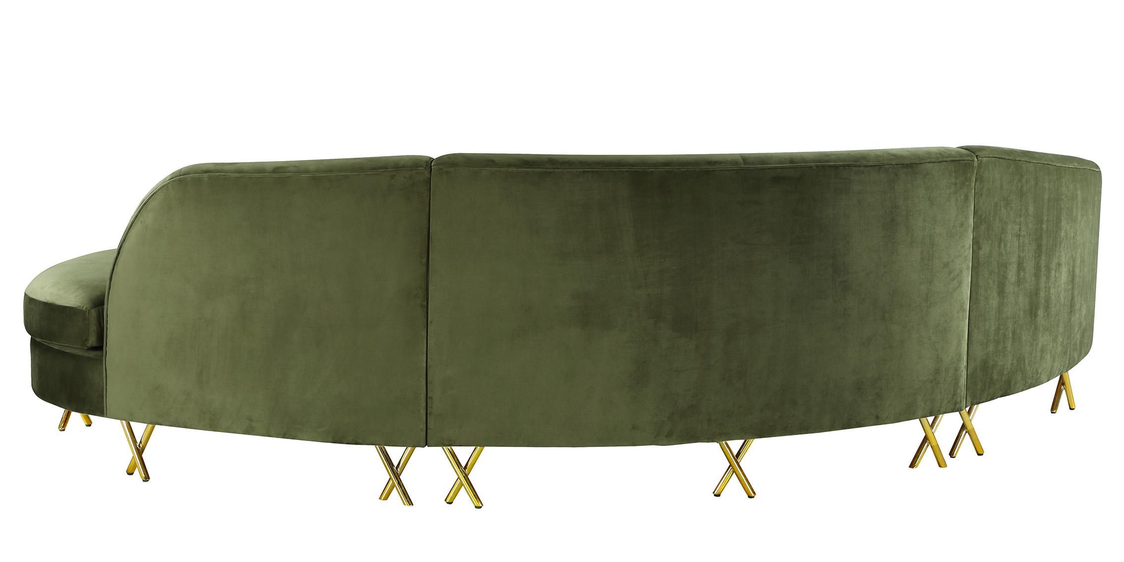 

    
Meridian Furniture SERPENTINE 671Olive Sectional Sofa Green 671Olive-Sectional
