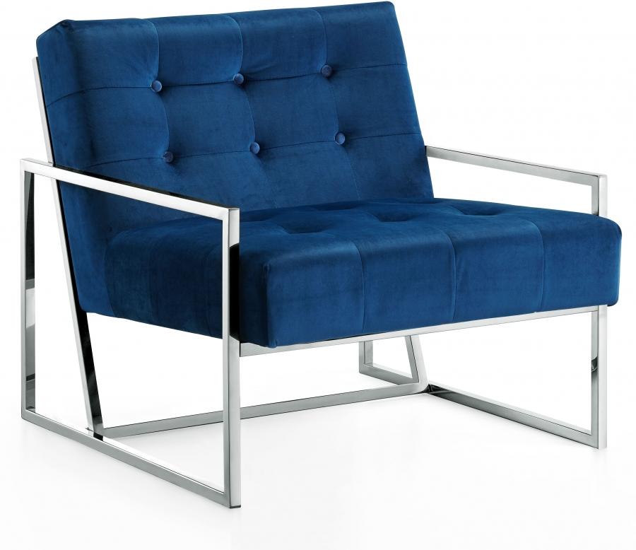 

        
Meridian Furniture Alexis 522Navy-Set-2 Accent Chair Set Navy blue Velvet 00647899947452
