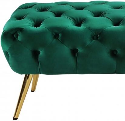 

    
Meridian Furniture Amara 138Green Benches Gold Finish/Green 138Green

