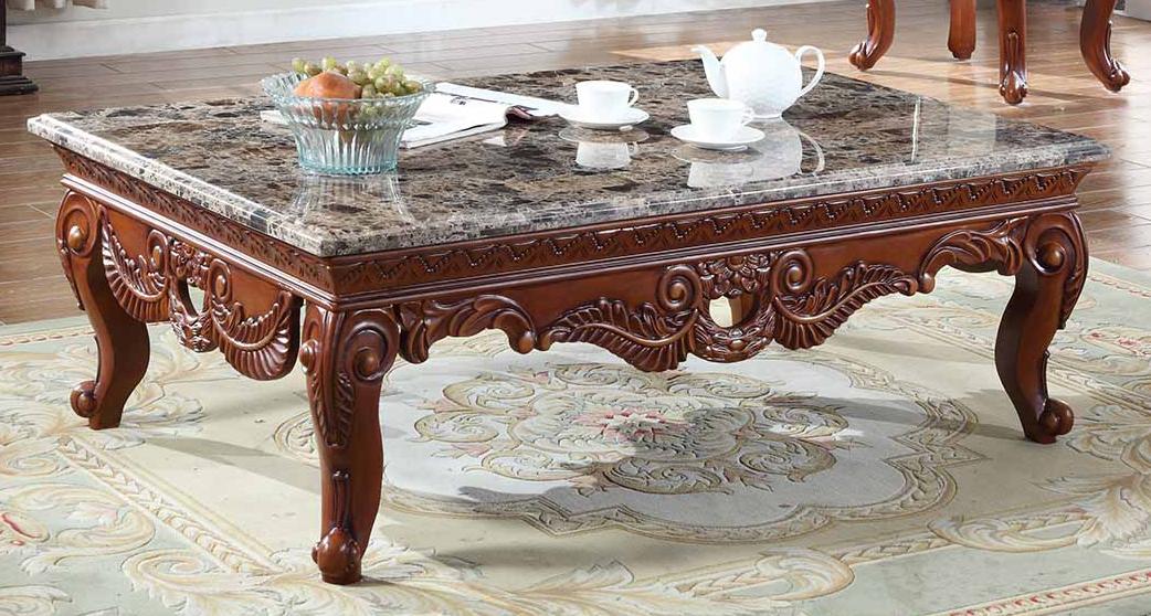 

    
Meridian Furniture Bordeaux Coffee Table in Rich Cherry Set 3Pcs Traditional

