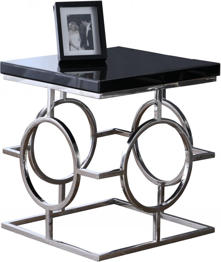 

    
Meridian Furniture Brooke 229-Set Coffee Table End Table Console Table Chrome 229 Brooke Set -3
