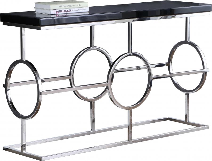 

                    
Meridian Furniture Brooke 229-Set Coffee Table End Table Console Table Chrome Glass Top Purchase 
