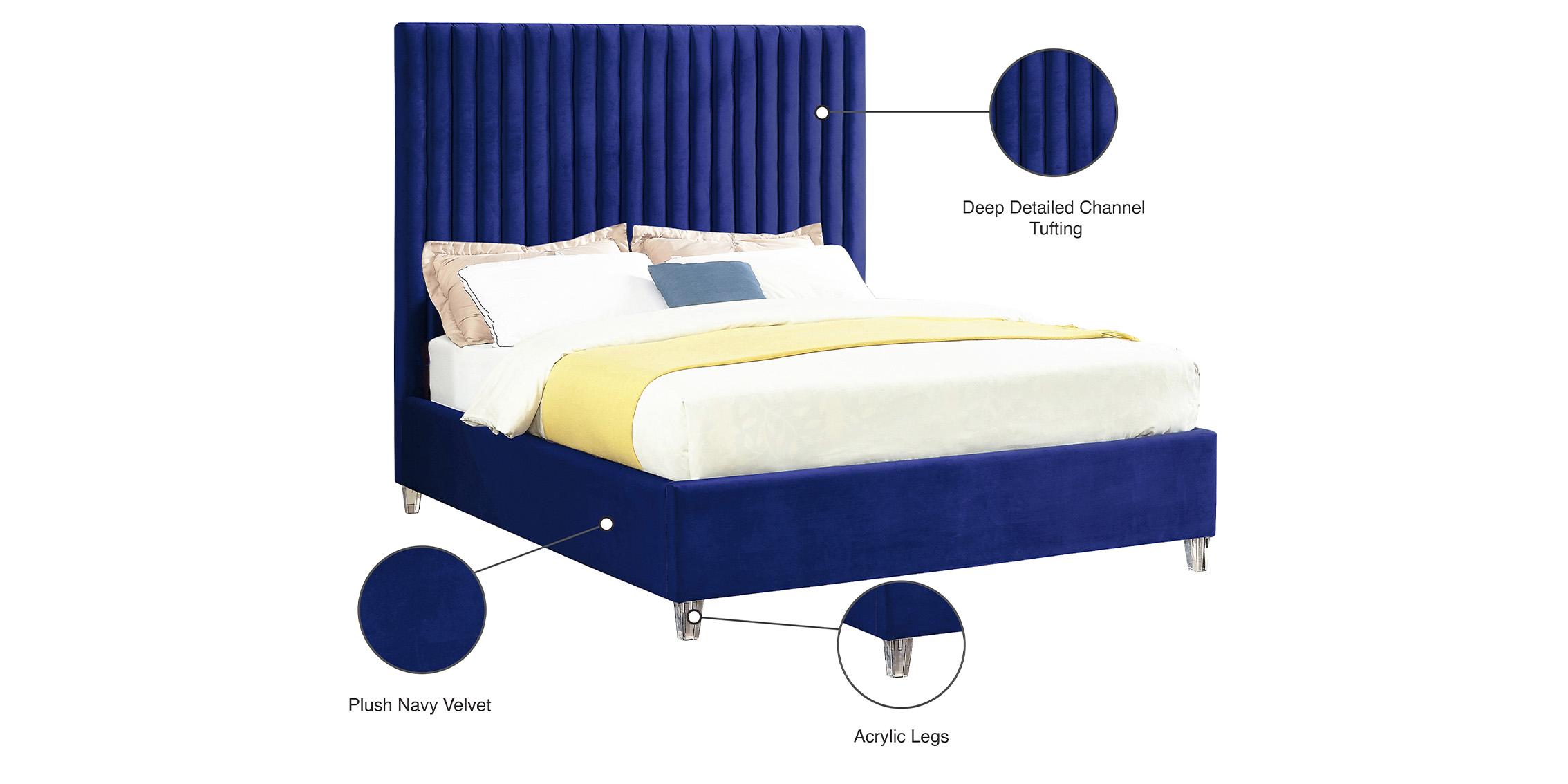 

    
Meridian Furniture Candace CandaceNavy-K Platform Bed Navy blue CandaceNavy-K
