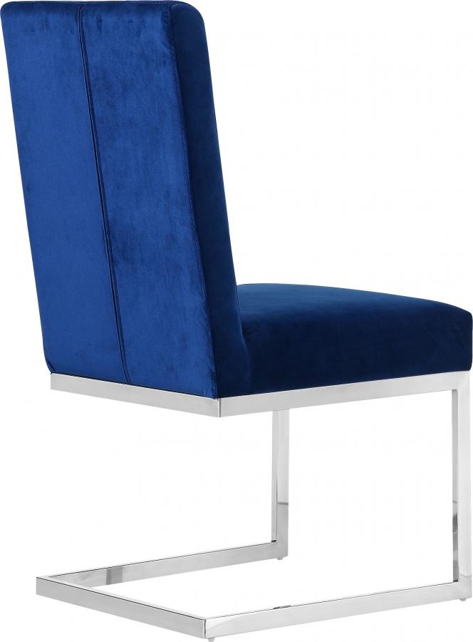 

        
Meridian Furniture Carlton 735Navy-C-Set-2 Dining Chair Set Navy blue Velvet 00647899947285
