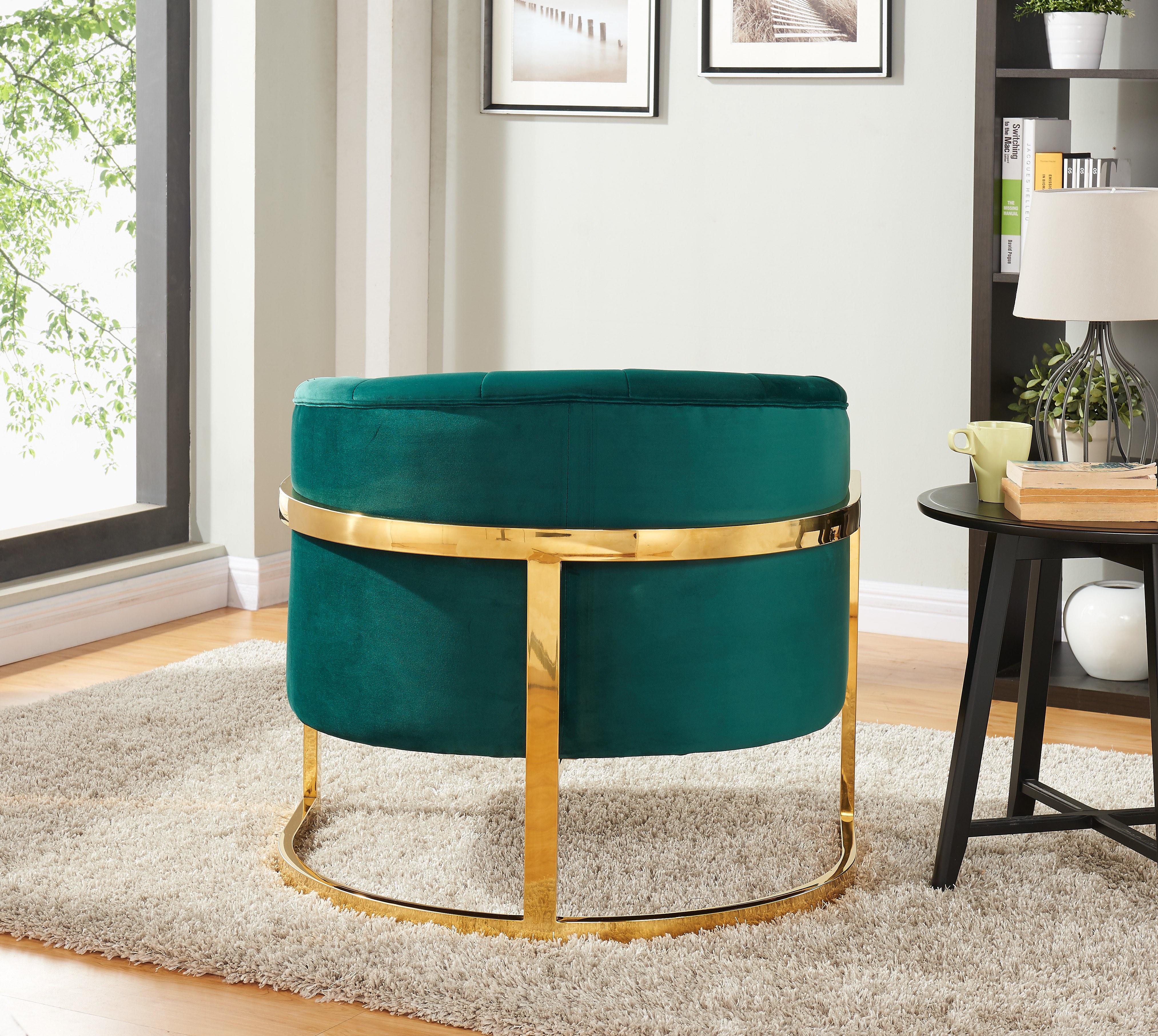 

    
Meridian Furniture Carter 515Green Accent Chair Green 515Green
