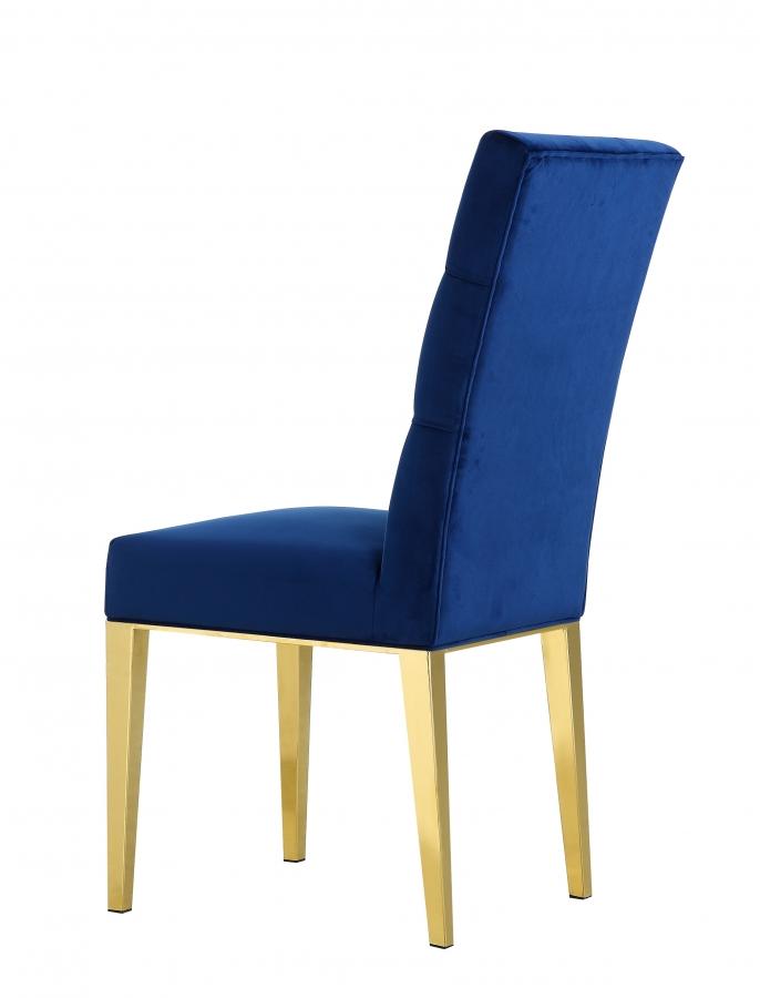 

        
Meridian Furniture Capri 716Navy-C-Set-2 Dining Chair Set Navy Velvet 647899944833
