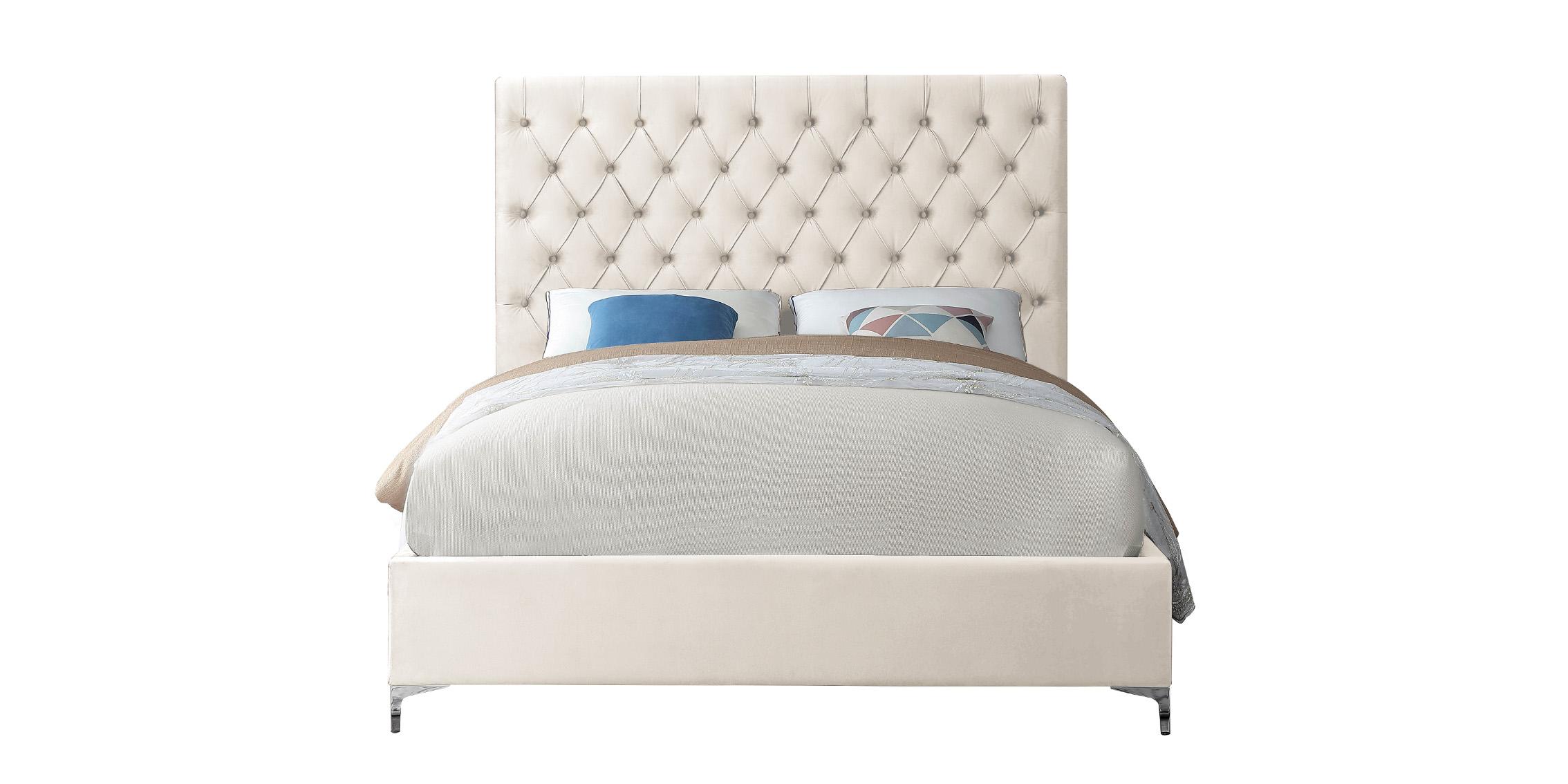 

        
Meridian Furniture CruzCream-Q Platform Bed Cream Velvet 704831405019

