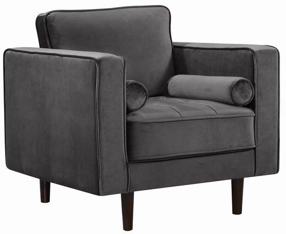 

        
Meridian Furniture Emily 625Grey-S-Set-3 Sofa Set Gray Velvet 647899946653
