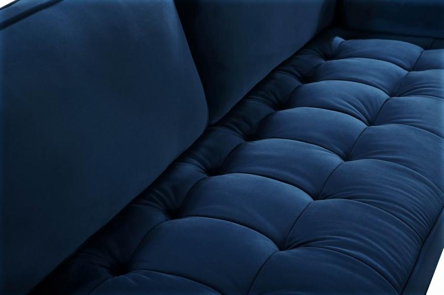 

        
Meridian Furniture Emily 625Navy-S-Set-2 Sofa Set Navy blue Velvet 00647899946622
