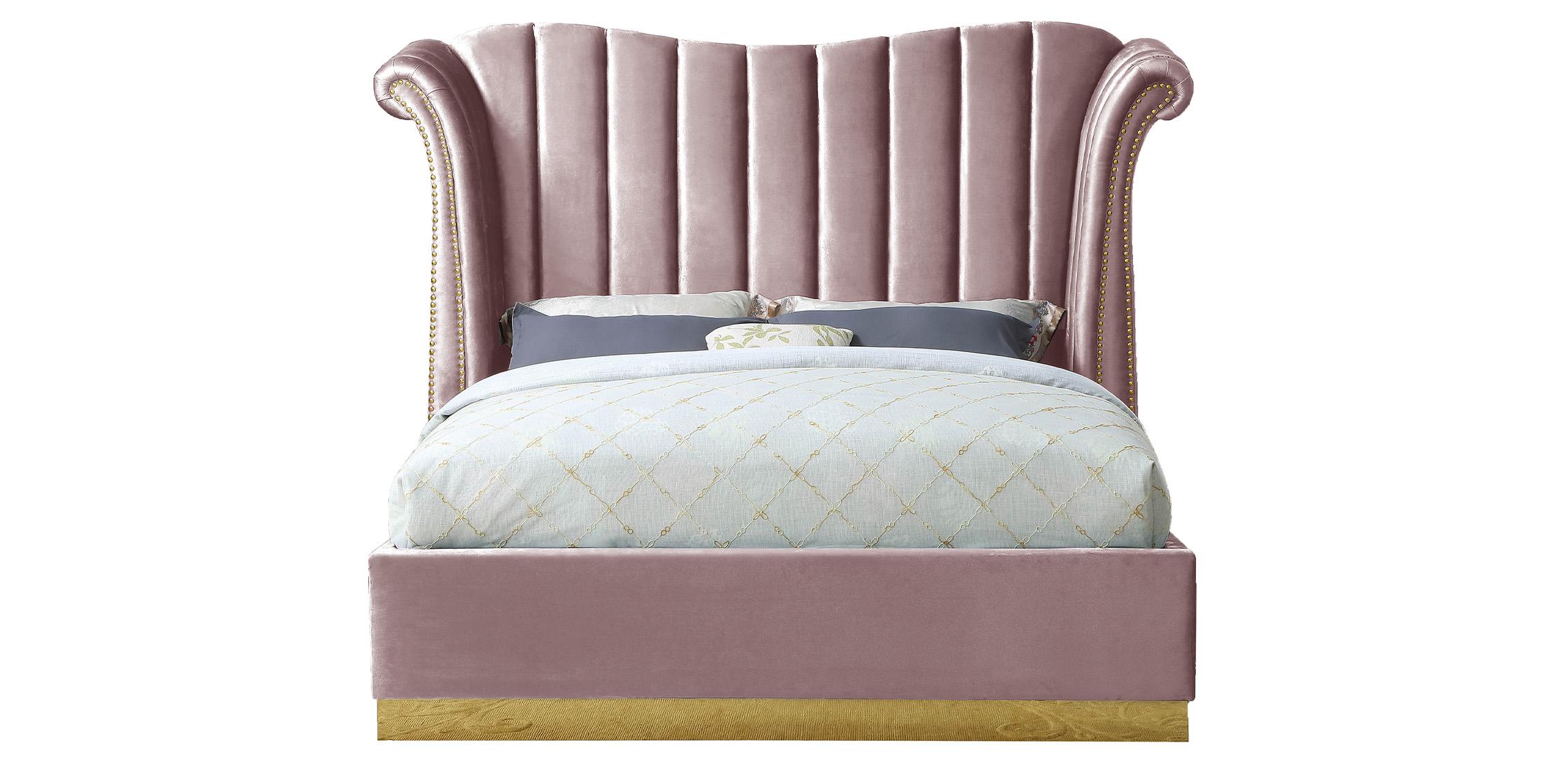 

    
Meridian Furniture FLORA Pink-Q Platform Bed Pink/Gold FloraPink-Q
