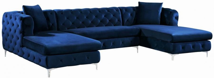 

    
Meridian Furniture Gail 664Navy Sectional Sofa Navy blue 664Navy-Sectional
