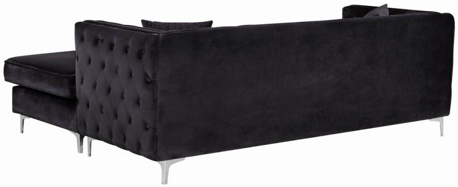 

    
Meridian Furniture Jesse Sectional Sofa Black 668Black-Sectional

