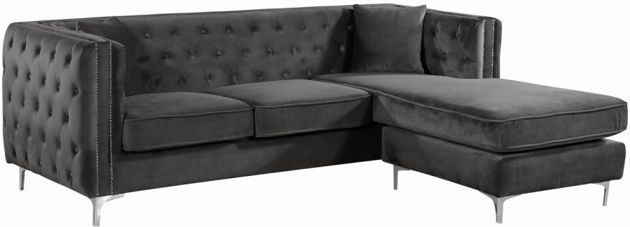 

    
Meridian Furniture Jesse Sectional Sofa Gray 668Grey-Sectional
