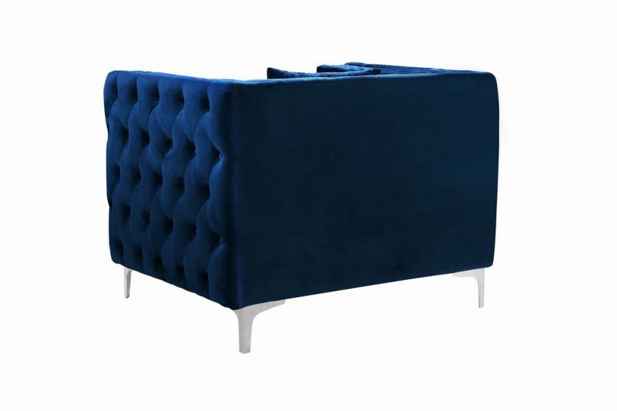 

    
Meridian Furniture Jesse Aarmchair Navy blue 668Navy-C
