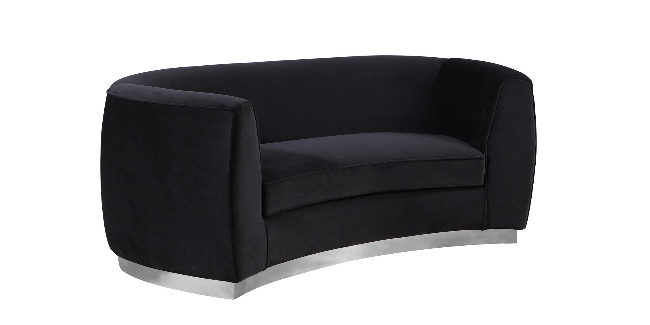 

    
621Black-S-Set-2 Meridian Furniture Sofa Set
