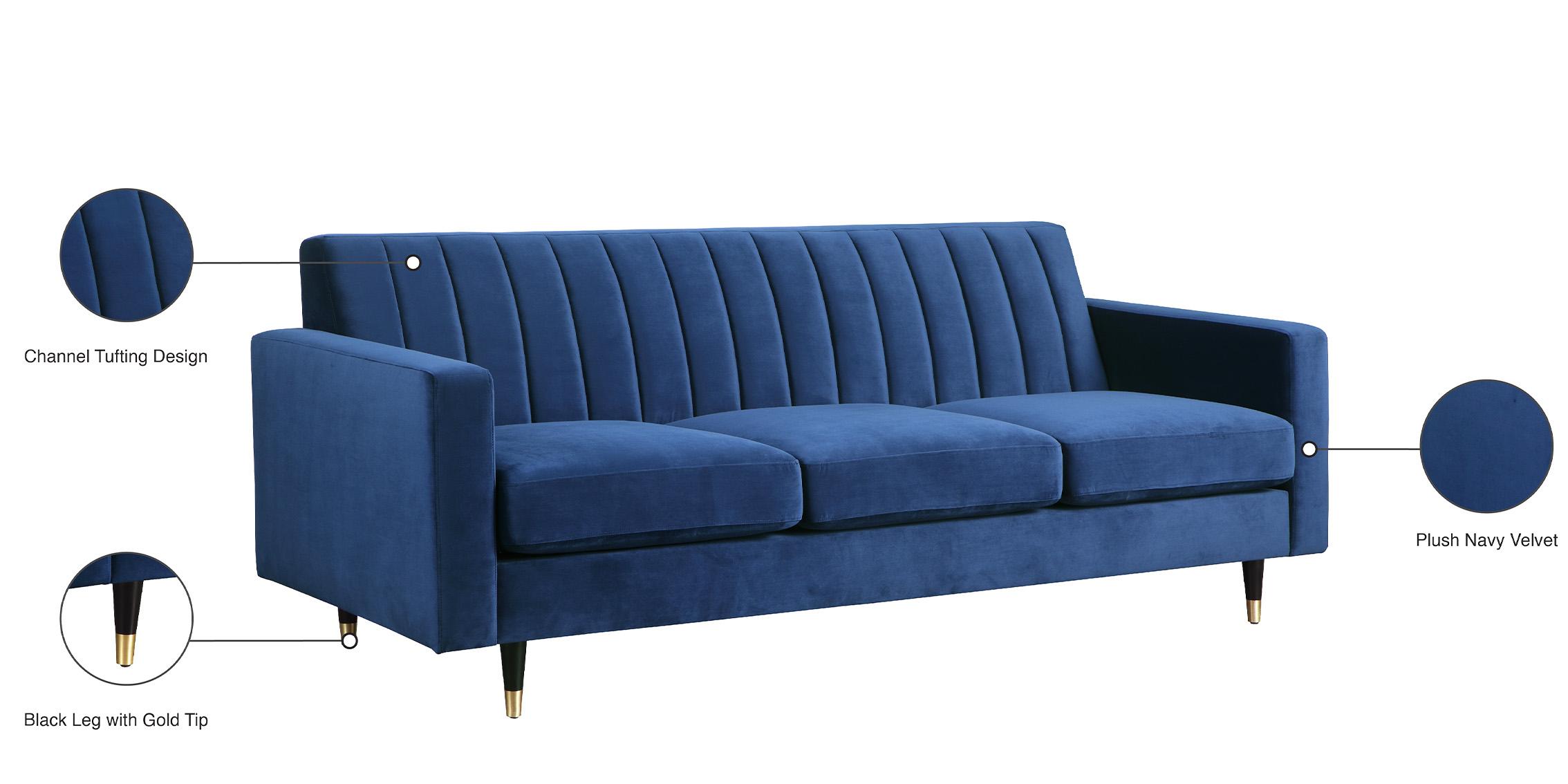 

    
619Navy-S Meridian Furniture Sofa
