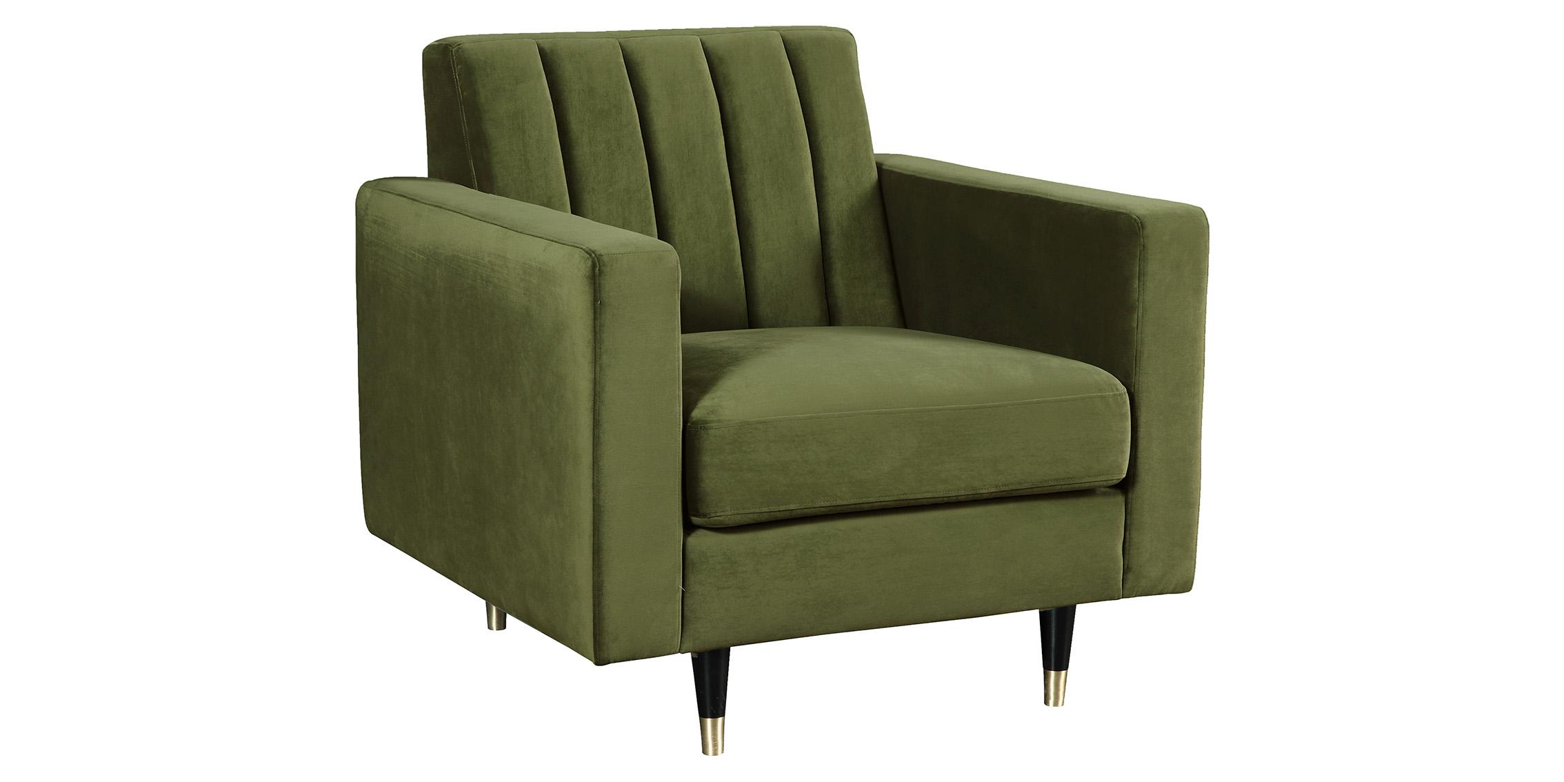 

        
Meridian Furniture LOLA 619Olive-S-Set-3 Sofa Set Green Velvet 647899952715

