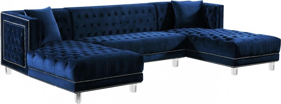 

    
Meridian Furniture Moda 631Navy Sectional Sofa Navy blue 631Navy-Sectional
