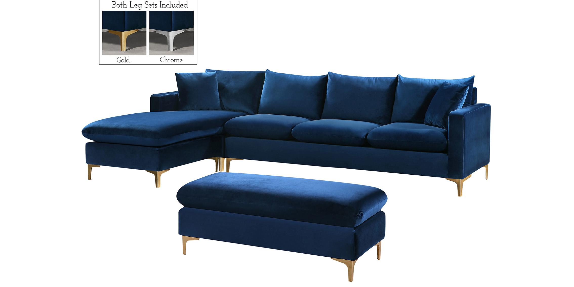 

    
636Navy-Sectional Meridian Furniture Sectional Sofa
